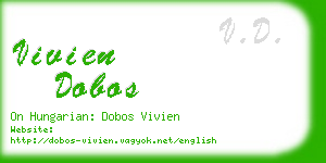 vivien dobos business card